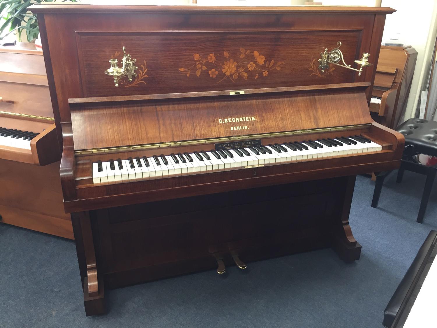 Antique Bechstein upright piano for sale