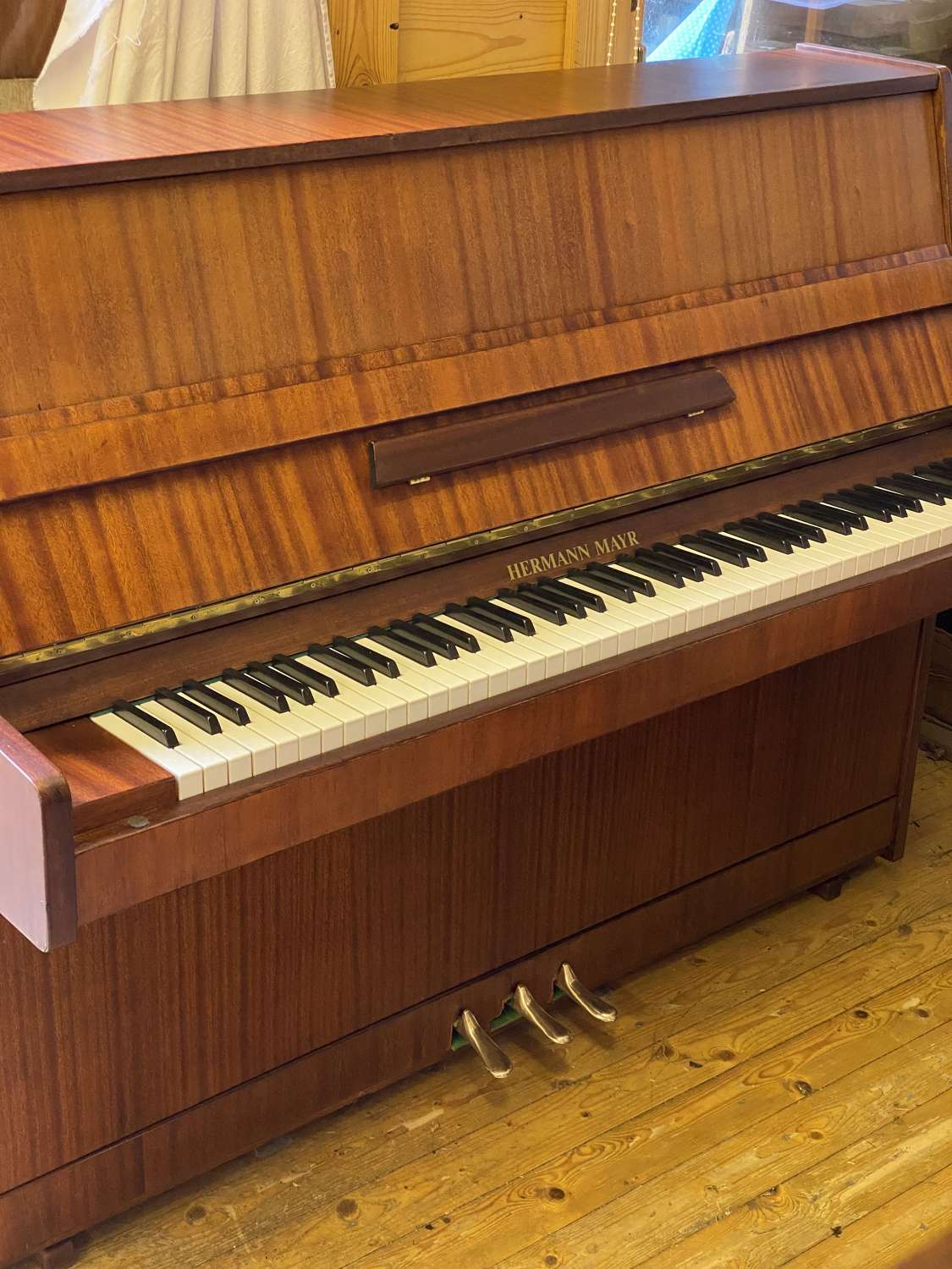 Hermann Mayr upright piano for sale