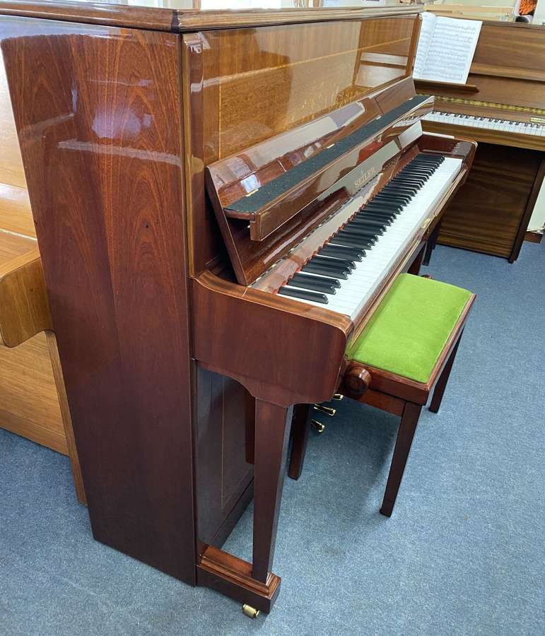 Seiler modern upright piano for sale